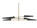 CASSIE luminaire suspendu noir ou doré CSE-476C | Luminaire Plus.ca 