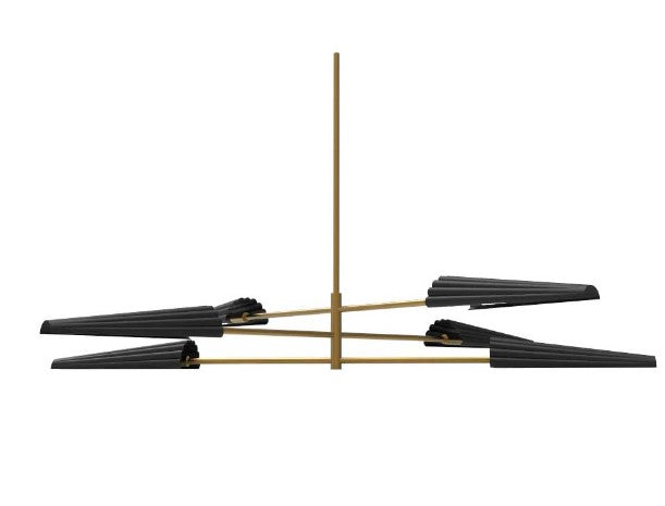 CASSIE luminaire suspendu noir ou doré CSE-476C | Luminaire Plus.ca 