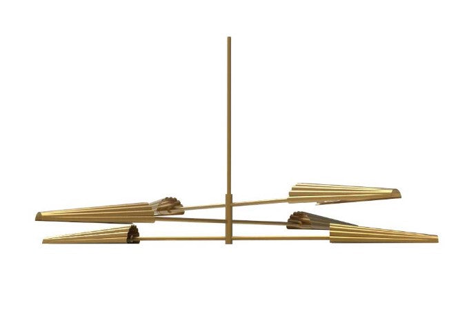 CASSIE luminaire suspendu noir ou doré CSE-476C | Luminaire Plus.ca 