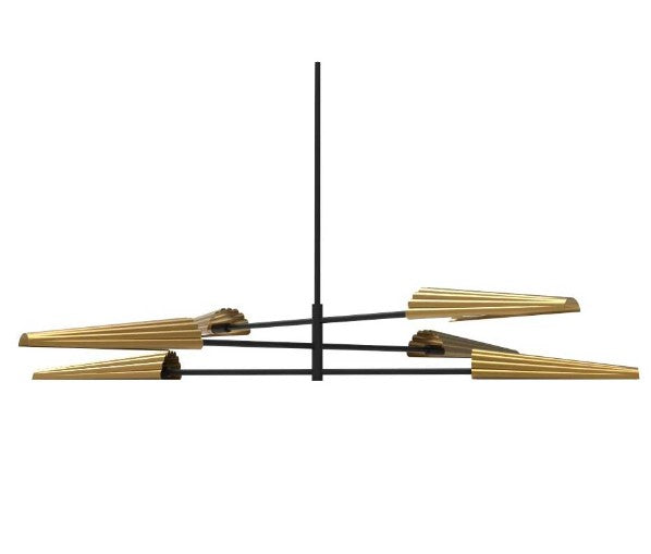 CASSIE luminaire suspendu noir ou doré CSE-476C | Luminaire Plus.ca 