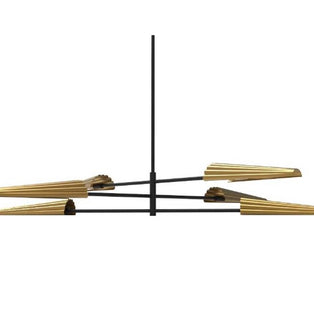 CASSIE luminaire suspendu noir ou doré CSE-476C | Luminaire Plus.ca 
