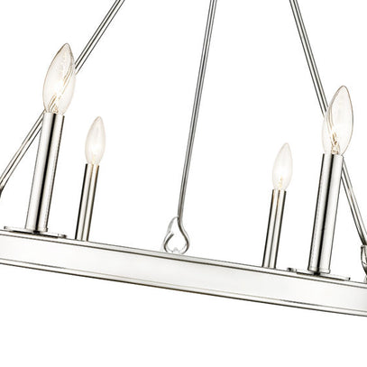 BARCLAY luminaire suspendu 25''D chrome 482R-6PN