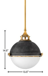 FLETCHER luminaire suspension 14''D 4834DZ