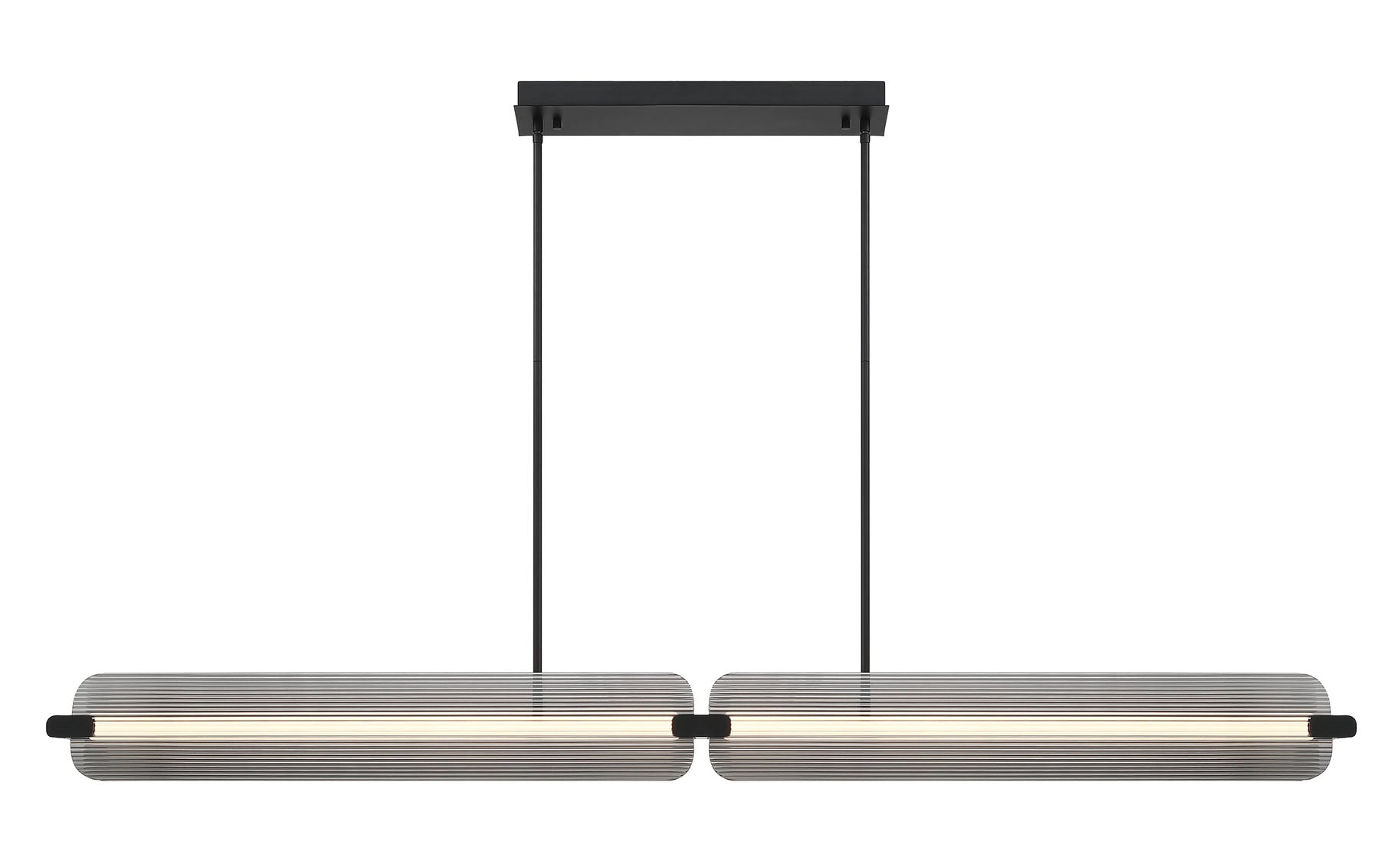 NEONESS Luminaire suspendu DEL avec verres fumés 67'' L 50056/7