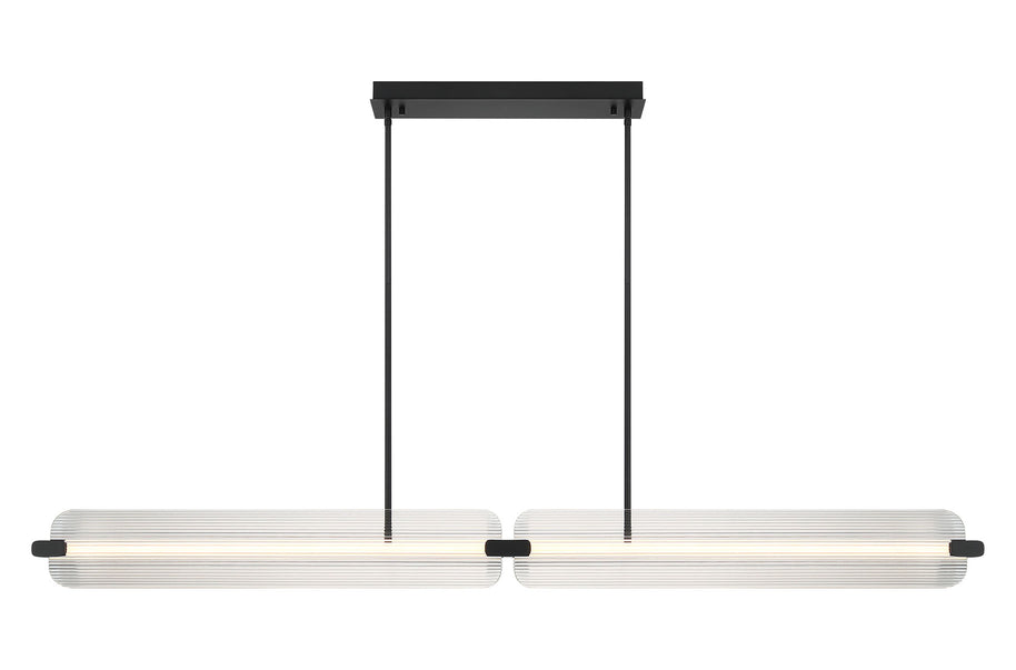 NEONESS Luminaire suspendu DEL avec verres clairs 67'' L 50056/7