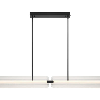 NEONESS Luminaire suspendu DEL avec verres clairs 67'' L 50056/7