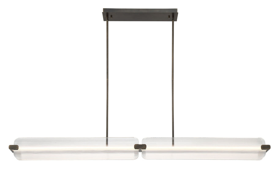 NEONESS Luminaire suspendu DEL avec verres clairs 67'' L 50056/7
