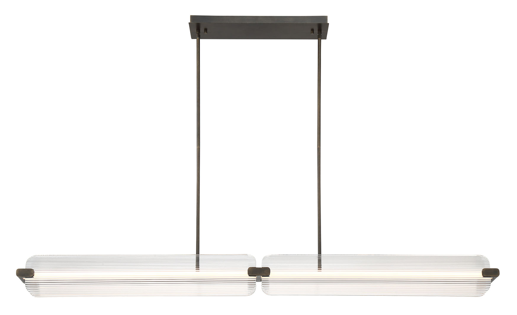 NEONESS Luminaire suspendu DEL avec verres clairs 67'' L 50056/7