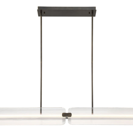 NEONESS Luminaire suspendu DEL avec verres clairs 67'' L 50056/7