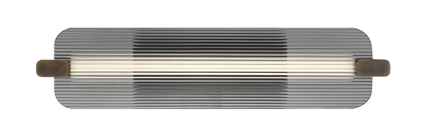 NEONESS Luminaire mural DEL fini laiton patiné avec verre 24 1/2" L 50060