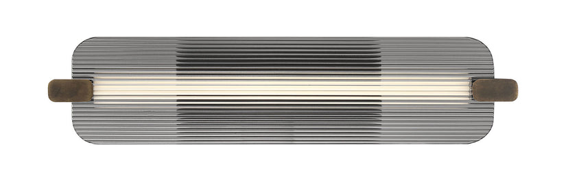 NEONESS Luminaire mural DEL fini laiton patiné avec verre 24 1/2