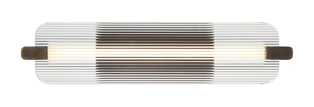 NEONESS Luminaire mural DEL fini laiton patiné avec verre 24 1/2" L 50060