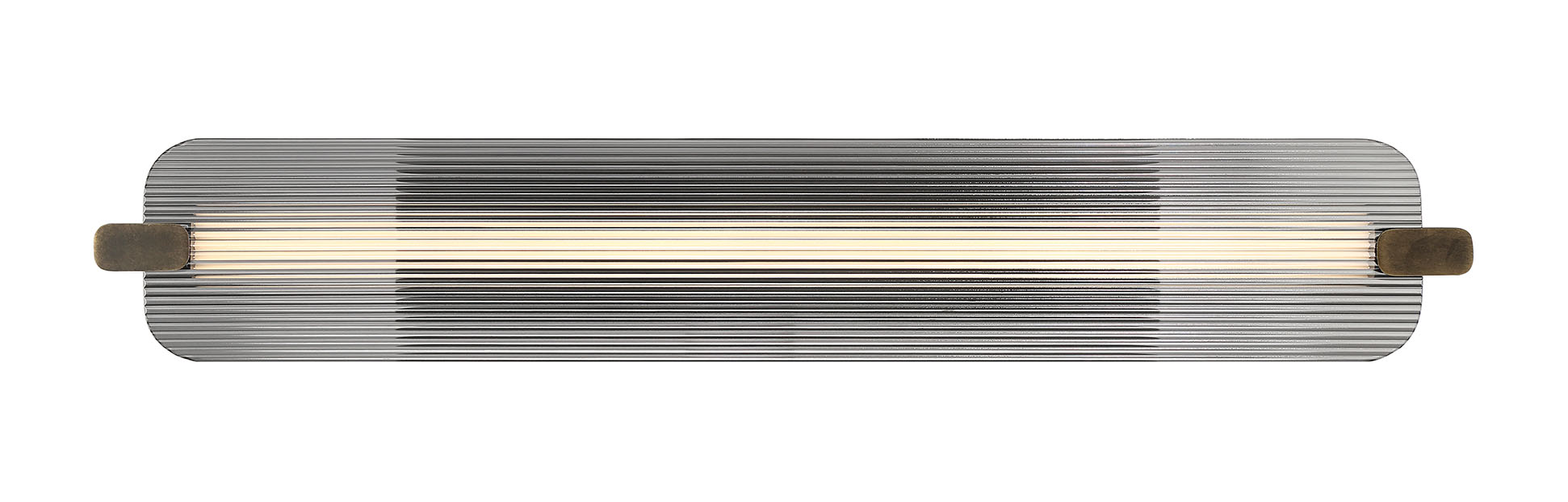 NEONESS Luminaire mural DEL fini laiton patiné avec verre 34 1/4'' L 50061