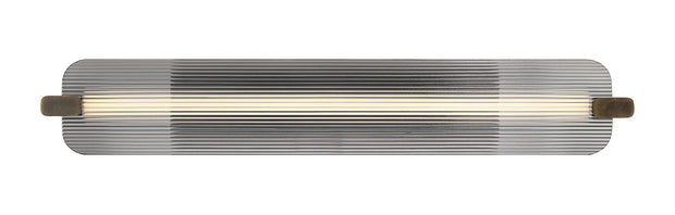 NEONESS Luminaire mural DEL fini laiton patiné avec verre 34 1/4'' L 50061