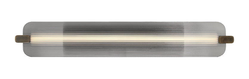 NEONESS Luminaire mural DEL fini laiton patiné avec verre 34 1/4'' L 50061