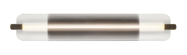 NEONESS Luminaire mural DEL fini laiton patiné avec verre 34 1/4'' L 50061