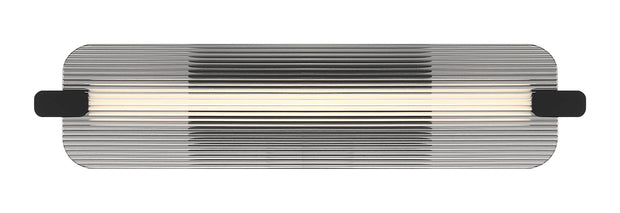 NEONESS Luminaire mural extérieur DEL fini noir mat et verre 5 3/4''L 50062