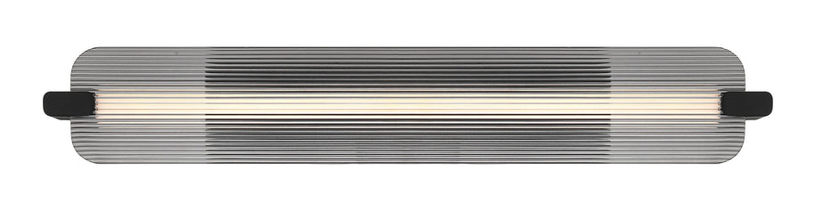 NEONESS Luminaire mural extérieur DEL fini noir mat et verre 4 3/4'' L 50063