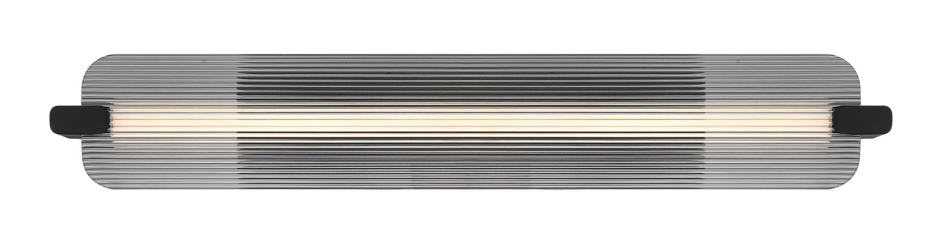 NEONESS Luminaire mural extérieur DEL fini noir mat et verre 4 3/4'' L 50063
