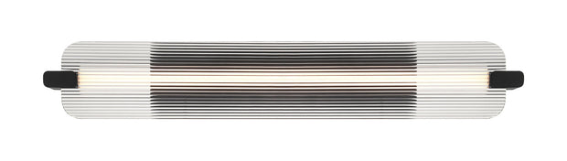 NEONESS Luminaire mural extérieur DEL fini noir mat et verre 4 3/4'' L 50063