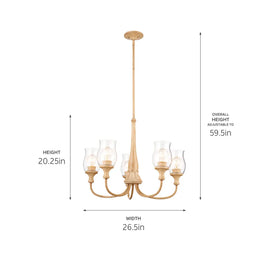 MELIS luminaire suspension 26''D 52468WMP