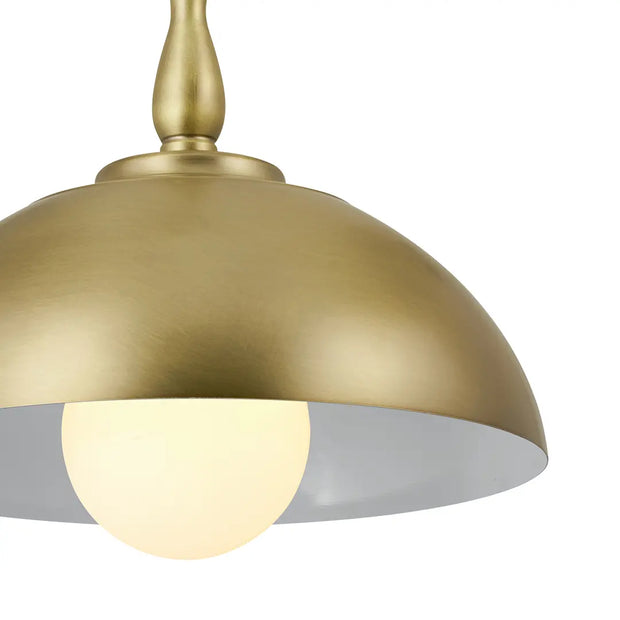 FIRA luminaire suspendu 14''D noir et doré 52476NBR