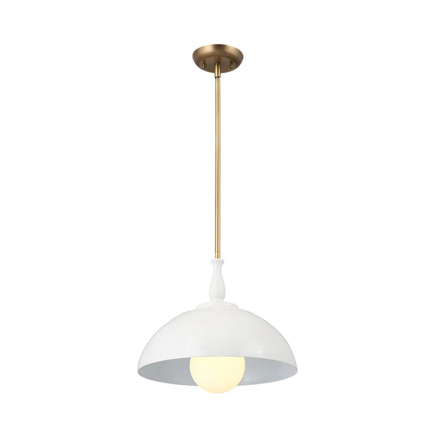 FIRA luminaire suspendu 14''D blanc et doré 52476WH