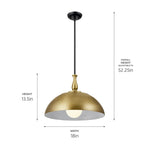 FIRA luminaire suspendu bronze 52477NBR | Luminaire Plus.ca