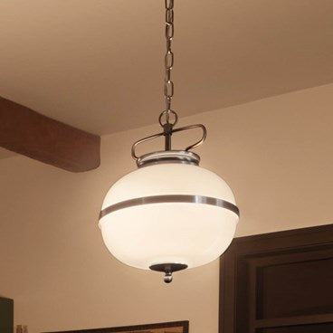 OPAL luminaire suspendu étain 52478CLP | Luminaire Plus.ca