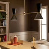PHIX luminaire suspension double éclairage haut et bas 52569 | Luminaire Plus .ca