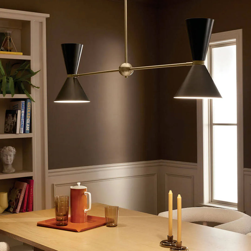 PHIX luminaire suspension double éclairage haut et bas 52569 | Luminaire Plus .ca