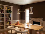 PHIX luminaire suspension double éclairage haut et bas 52569 | Luminaire Plus .ca