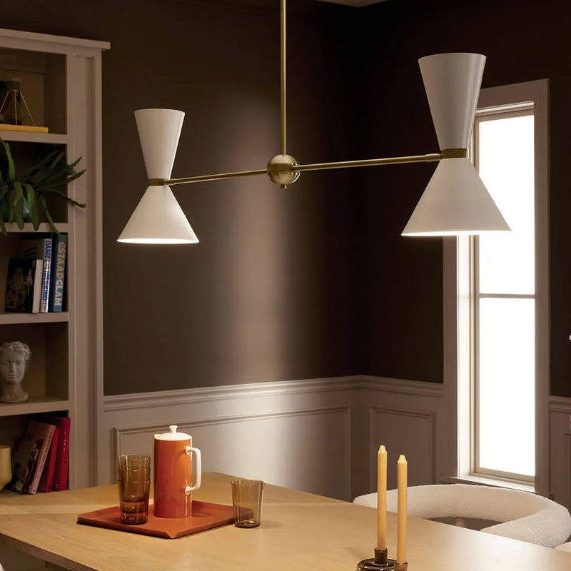 PHIX luminaire suspension double éclairage haut et bas 52569 | Luminaire Plus .ca