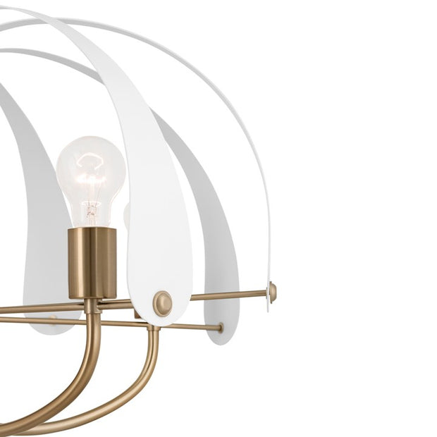 PETAL luminaire suspendu 52572CPZ blanc ou noir | Luminaire Plus.ca