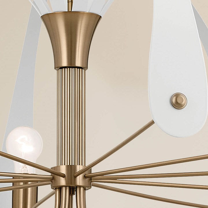 PETAL luminaire suspendu 52573CPZ blanc ou noir | Luminaire Plus.ca