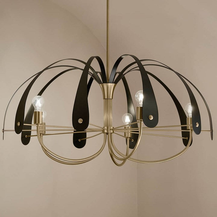 PETAL luminaire suspendu 52573CPZ blanc ou noir | Luminaire Plus.ca