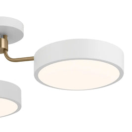 SAGO luminaire plafonnier , doré et  blanc 52604WHCPZ