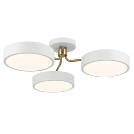 SAGO luminaire plafonnier , doré et  blanc 52604WHCPZ