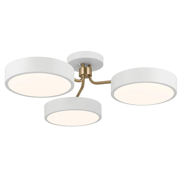 SAGO luminaire plafonnier , doré et  blanc 52604WHCPZ
