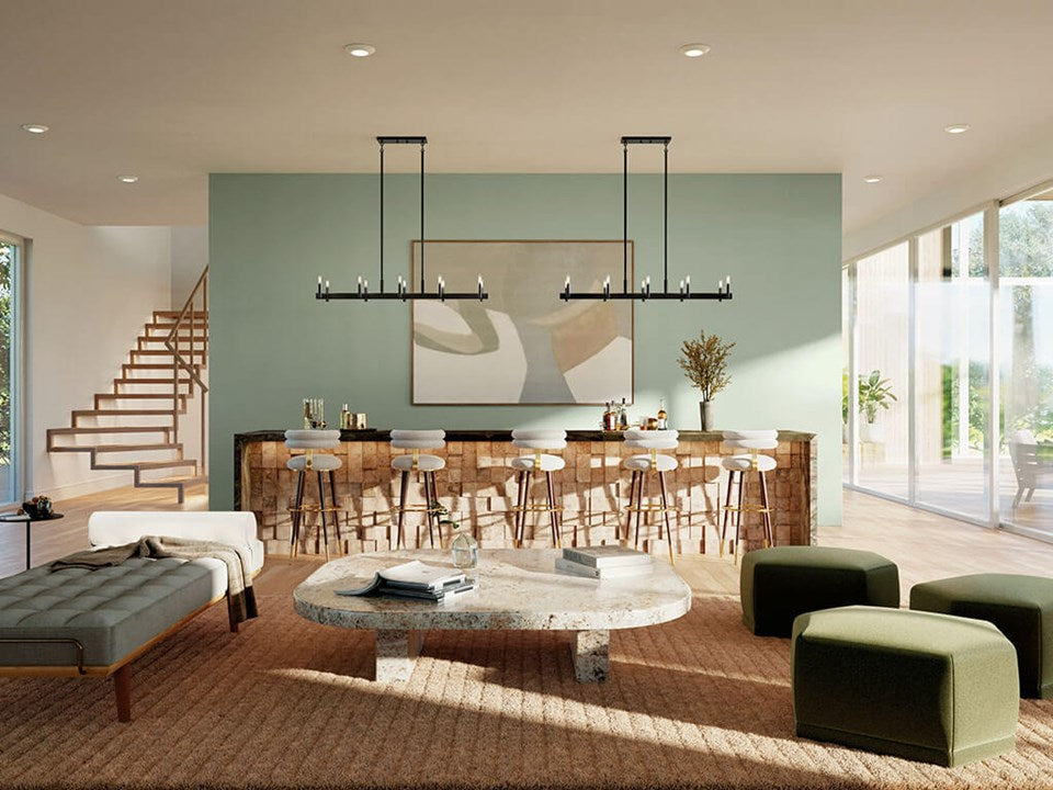 ERZO luminaire suspendu linéaire 52614 | Luminaire Plus.ca