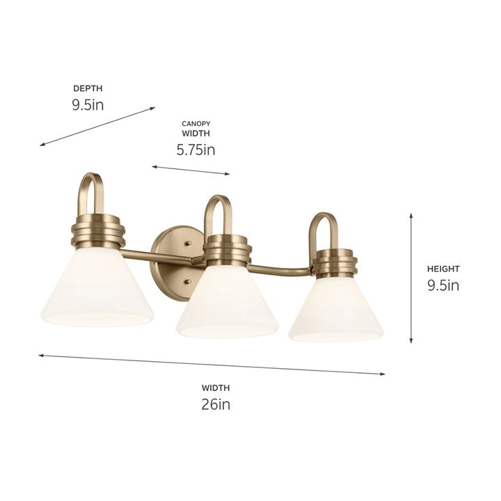 FARUM luminaire murale triple 55155 | Luminaire Plus.ca