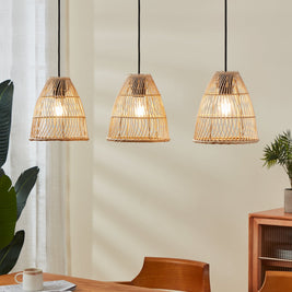 AYESGARTH luminaire suspendu bois 35 7/8'' 43867A | Luminaire Plus.ca