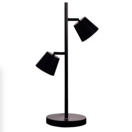 lampe de table 20 1/2''H noir 624LEDT-BK