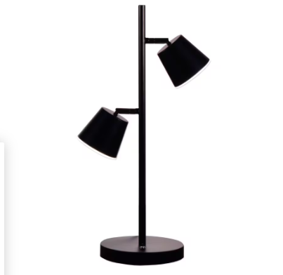 lampe de table 20 1/2''H noir 624LEDT-BK
