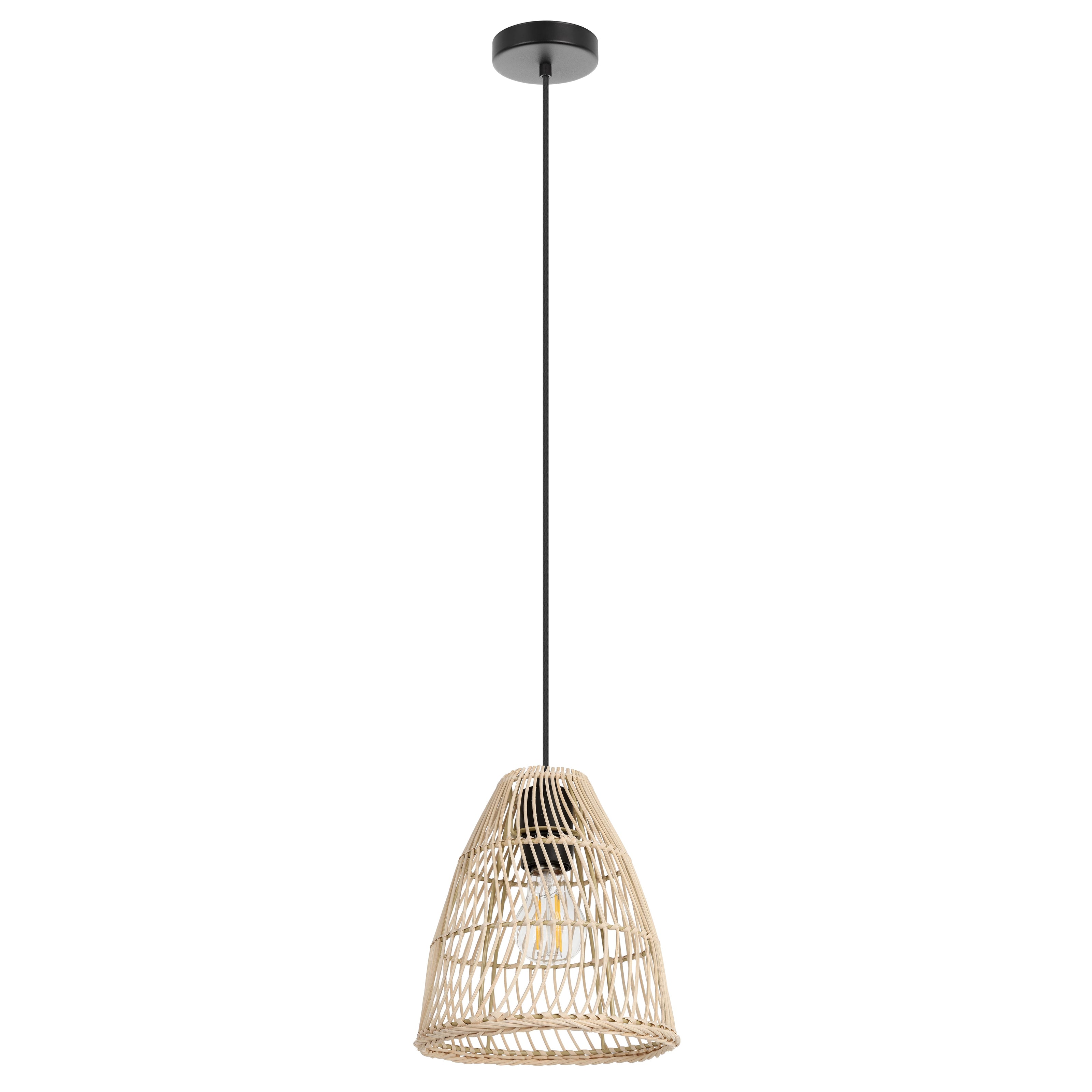 AYESGARTH luminaire suspendu bois 8 1/4D'' 205837A | Luminaire Plus.ca