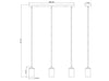 THAYER luminaire suspendu linéaire 34"L 742MP-3