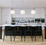 MARGO luminaire verre rond opale blanc 13 3/4'' | Luminaire Plus.ca