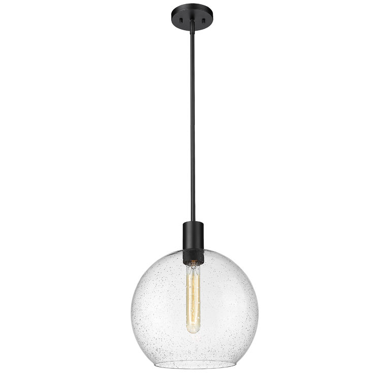MARGO luminaire suspendu verre rond bullé 9 3/4'' | Luminaire Plus.ca