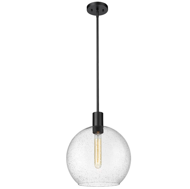 MARGO luminaire suspendu verre rond bullé 9 3/4'' | Luminaire Plus.ca