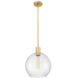 MARGO luminaire suspendu verre rond bullé 9 3/4'' | Luminaire Plus.ca